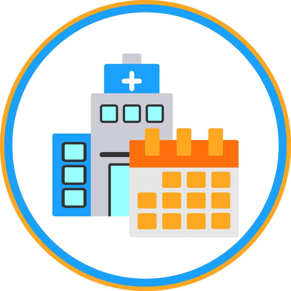 diseño de icono de vector de hospital