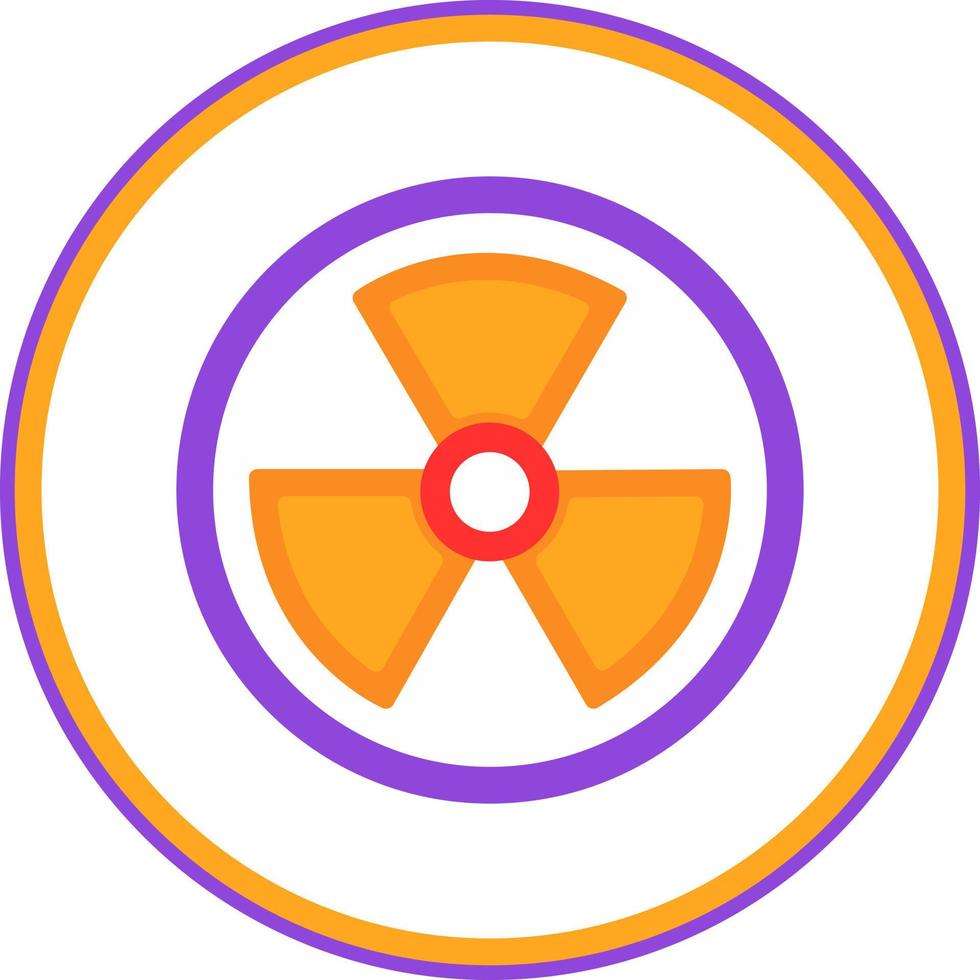 Nuclear Energy Vector Icon Design