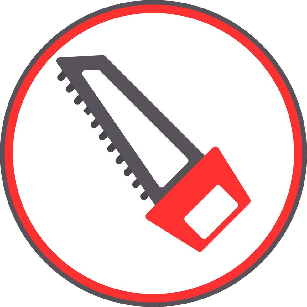 Saw Vector Icon Design