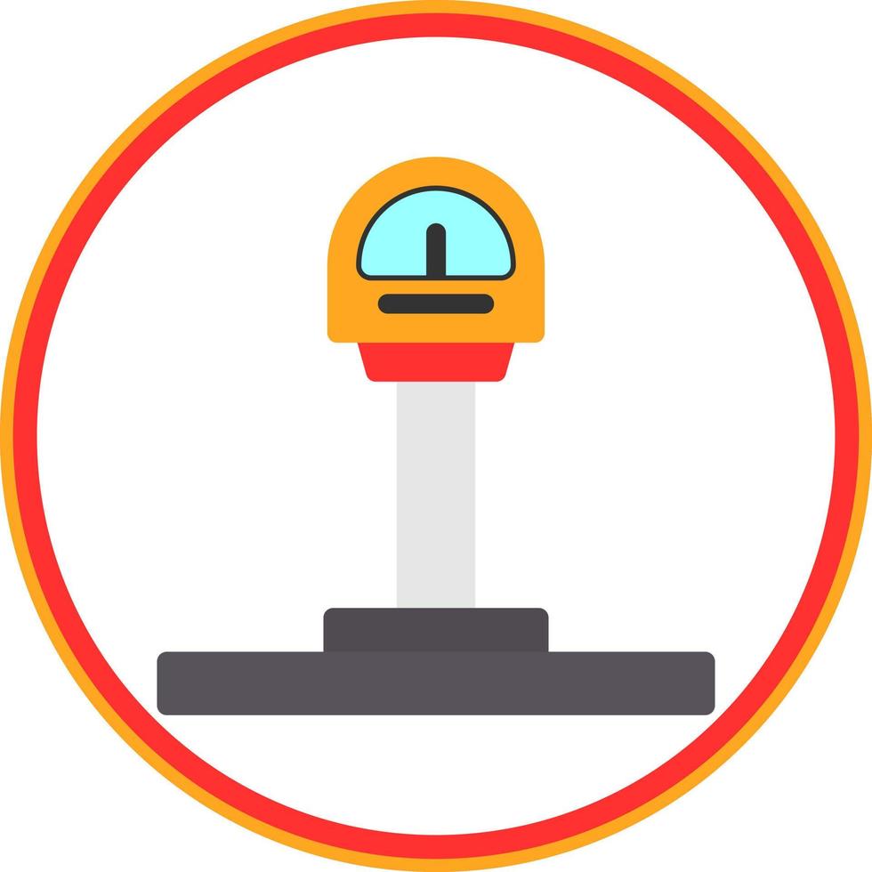 Parking Meter Vector Icon Design