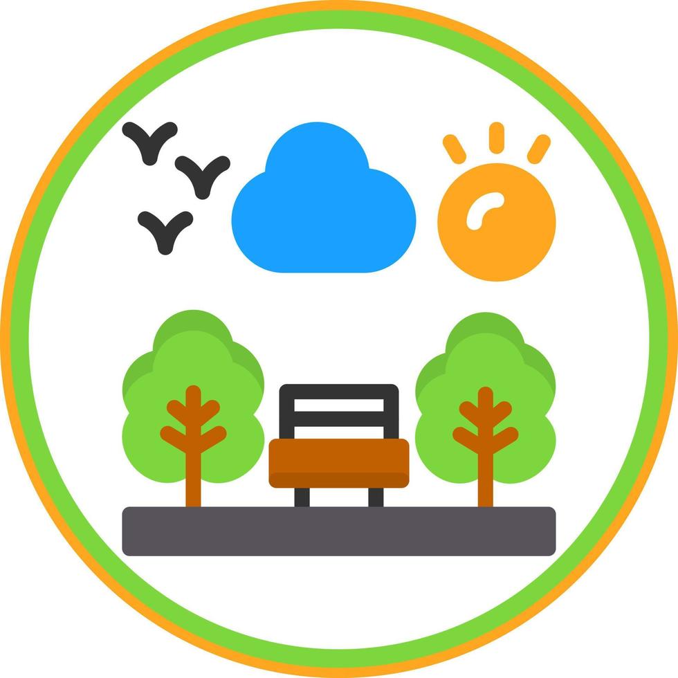 Park Vector Icon Design