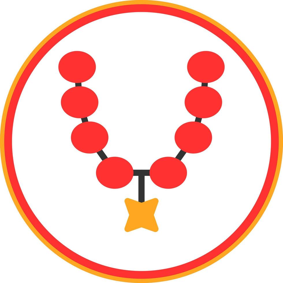 diseño de icono de vector de collar