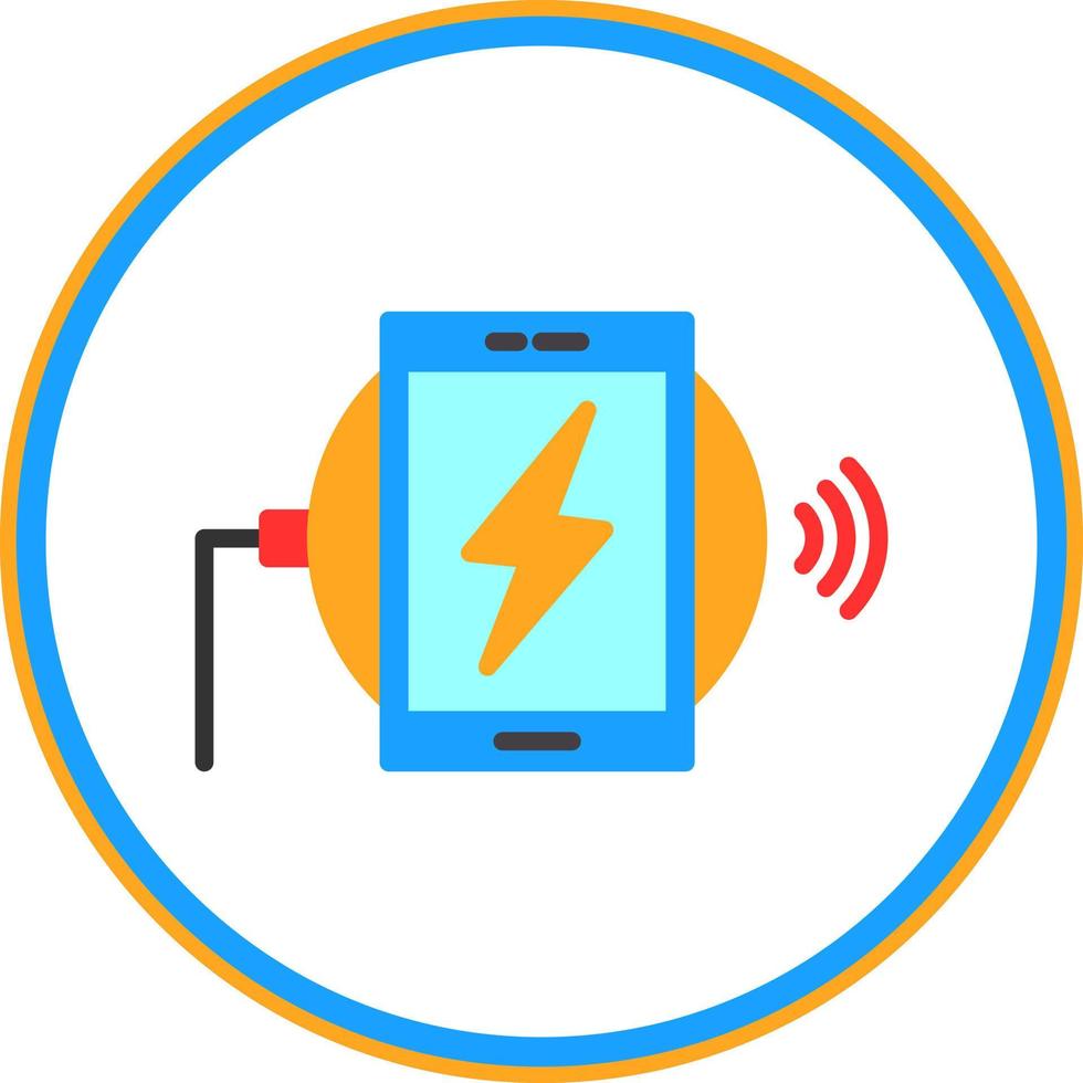 Wireless CHarger Vector Icon Design