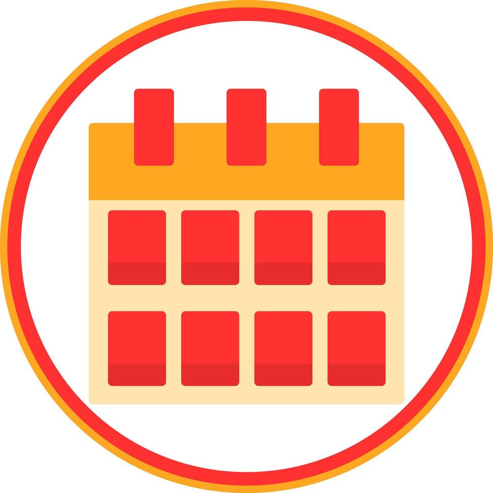 Ethiopian Calendar Vector Icon Design