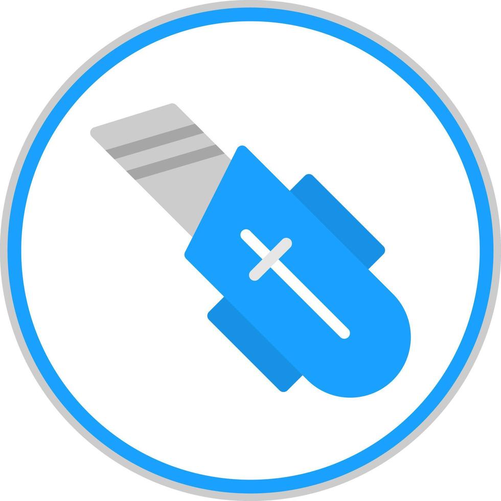 Utility Knife Vector Icon Design