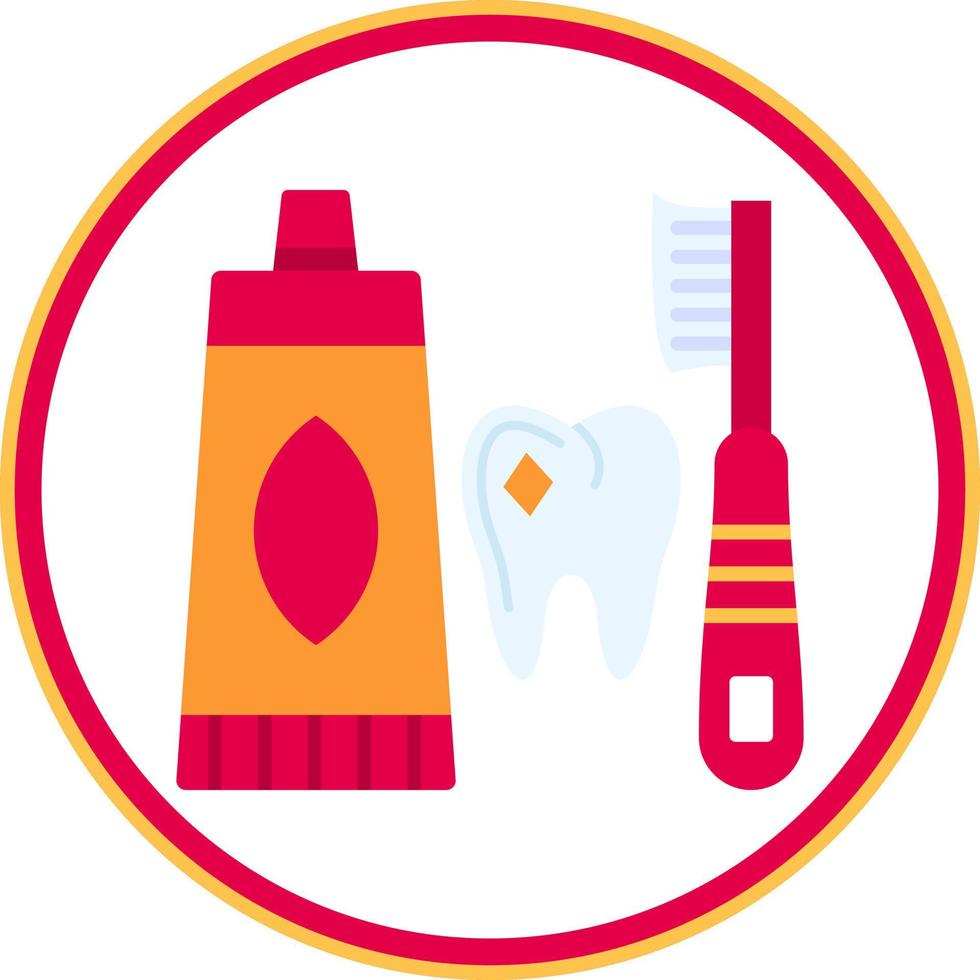 Dental Hygiene Vector Icon Design