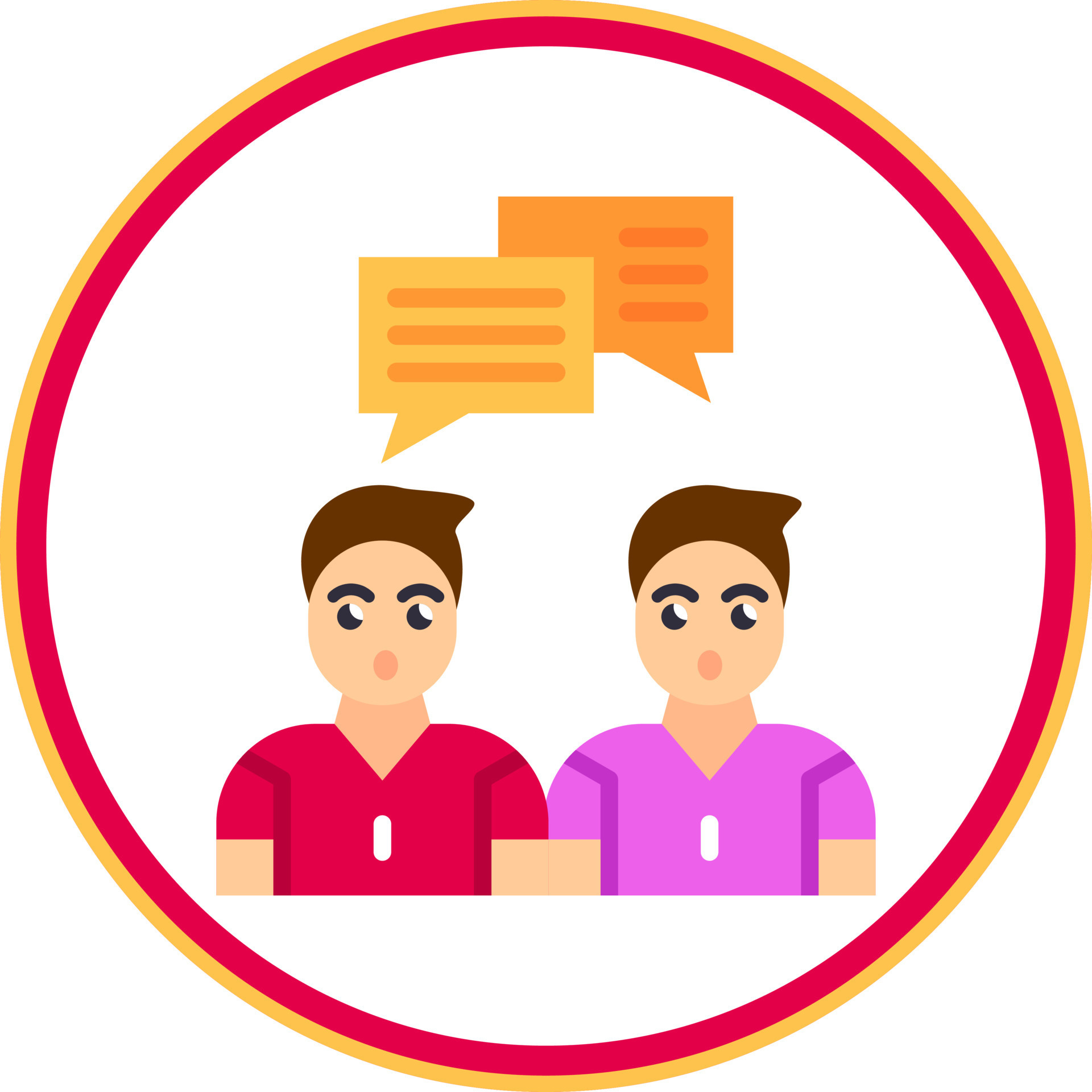 Face To Face Vector Icon Design 16311067 Vector Art at Vecteezy