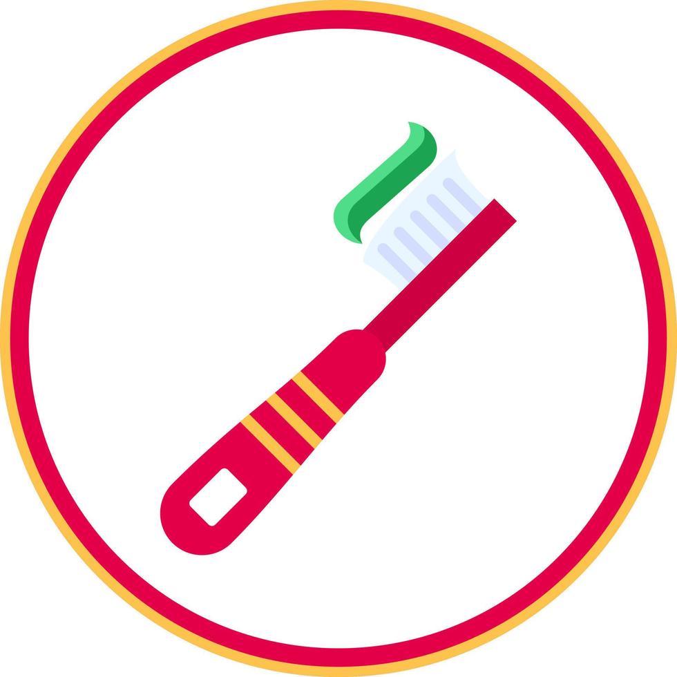 Toothbrush Vector Icon Design