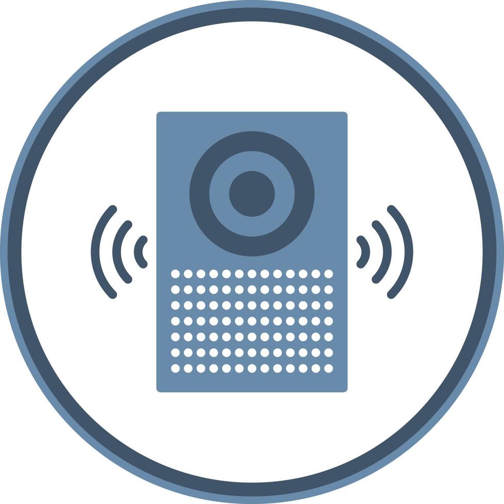Smart Speaker Vector Icon Design