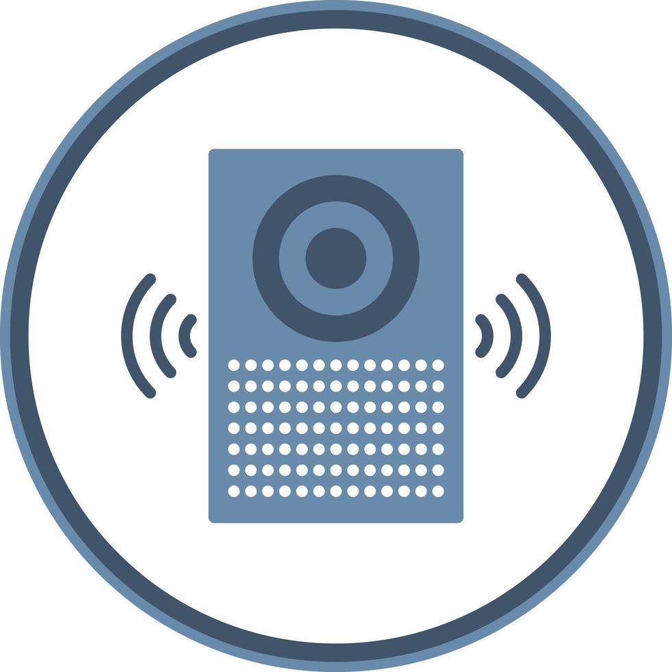 Smart Speaker Vector Icon Design