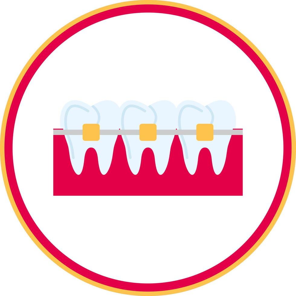 Braces Vector Icon Design