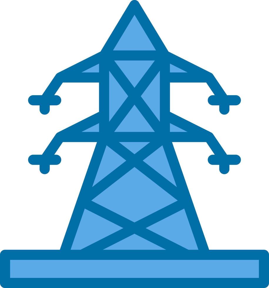 diseño de icono de vector de poste eléctrico