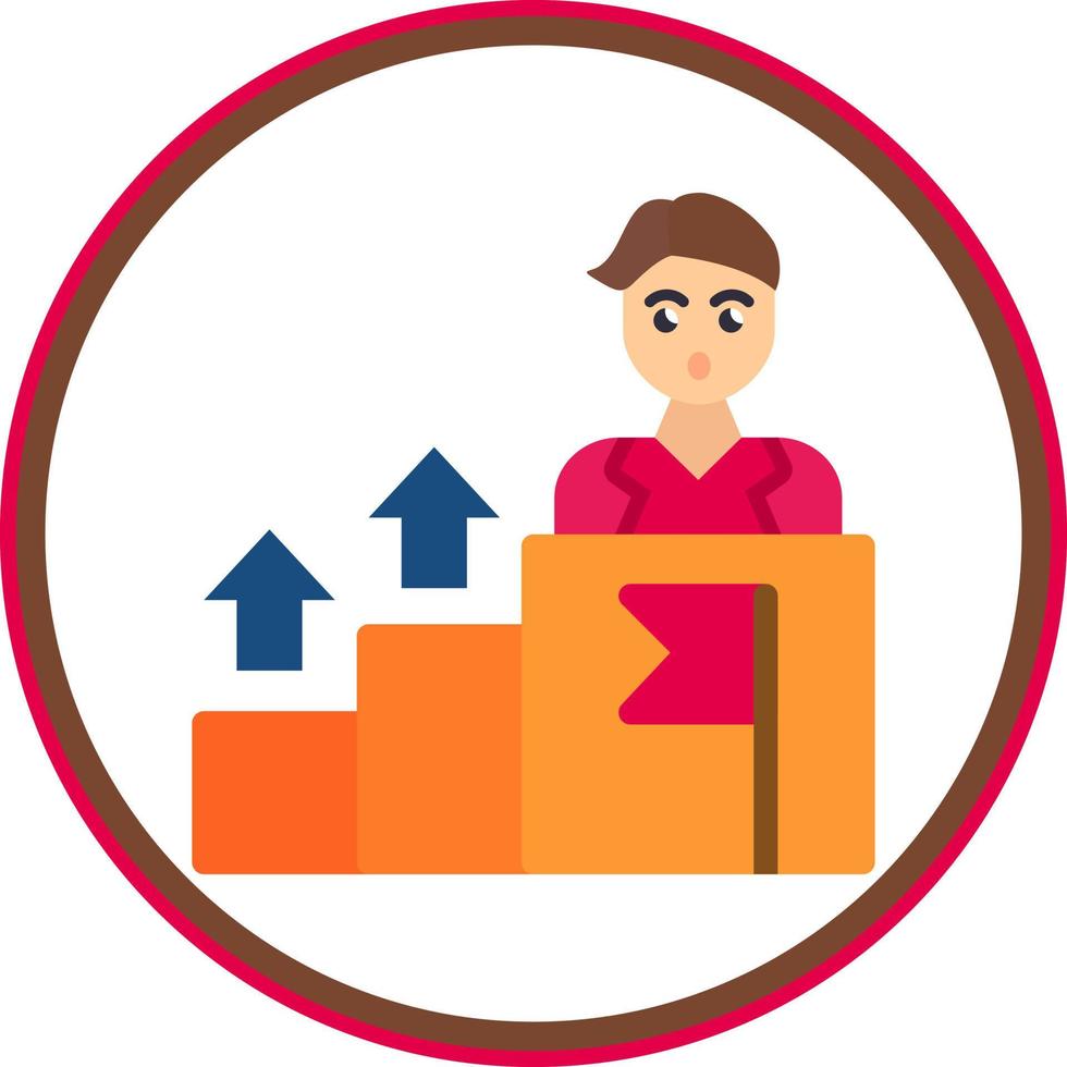 Leadership Vector Icon Design
