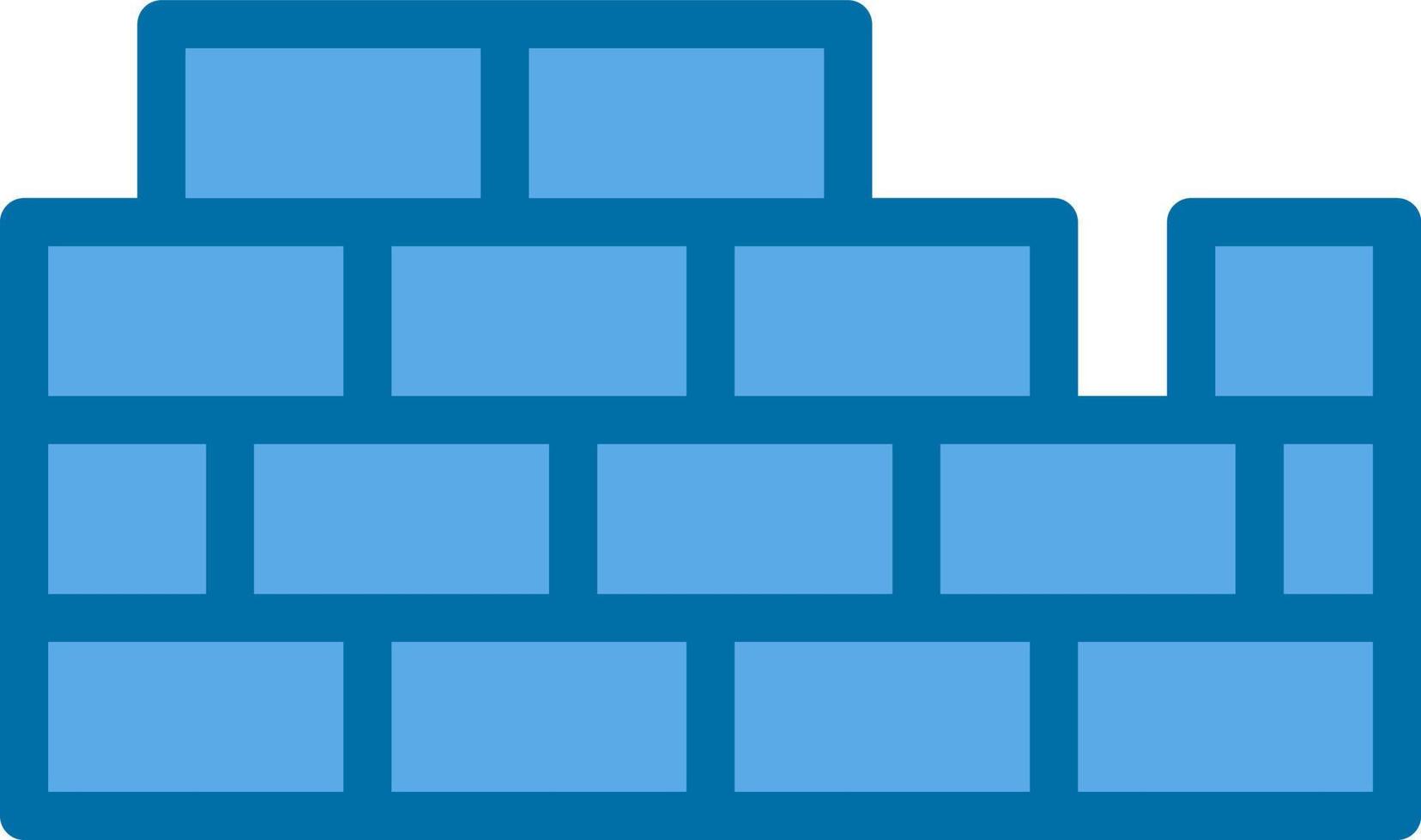 Brickwall Vector Icon Design