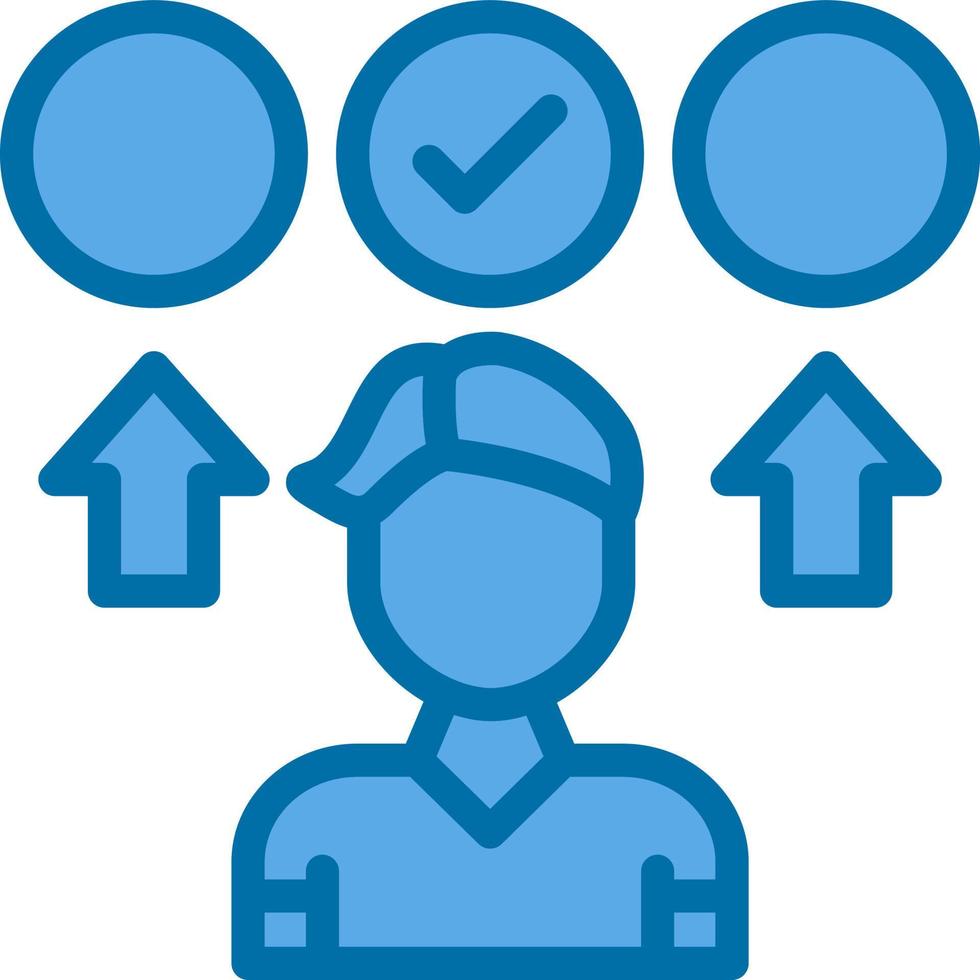 Decision Making Vector Icon Design