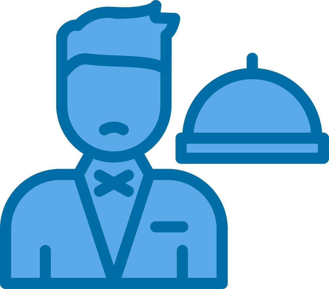 Waiter Vector Icon Design