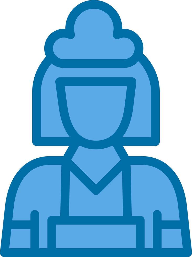 Maid Vector Icon Design