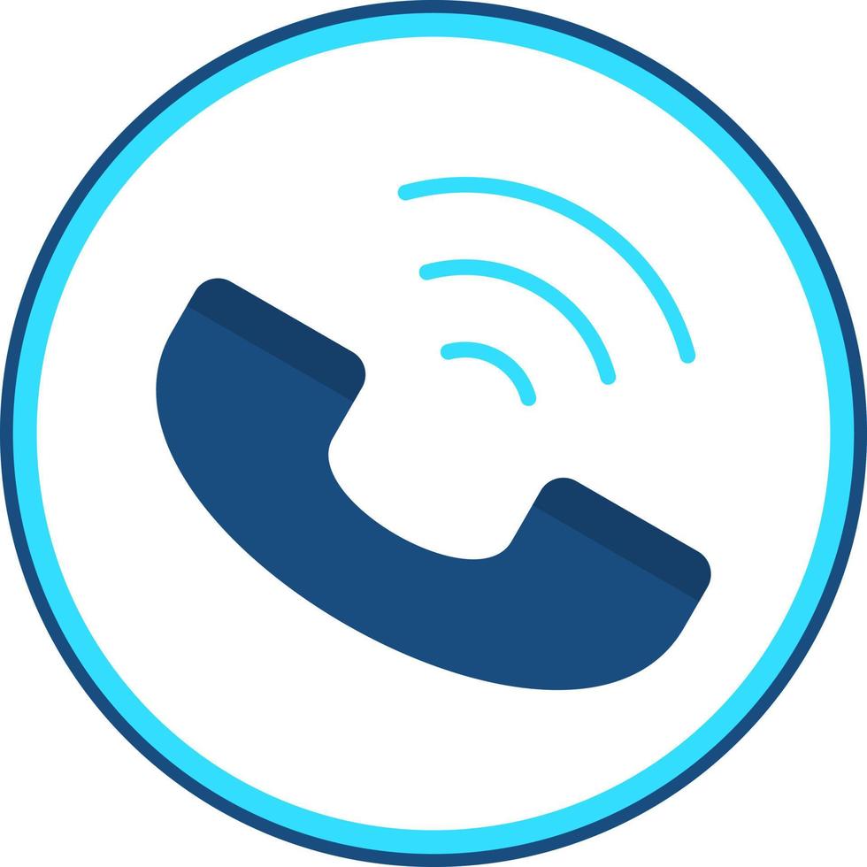 Phone Call Vector Icon Design