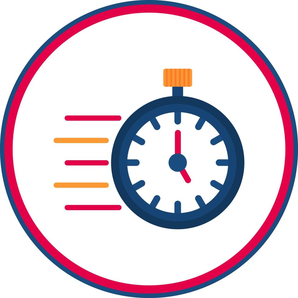 Fast Time Vector Icon Design