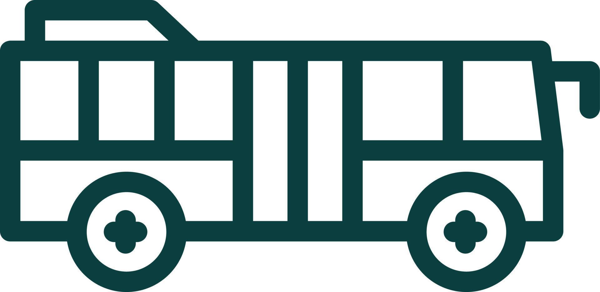 diseño de icono de vector de autobús