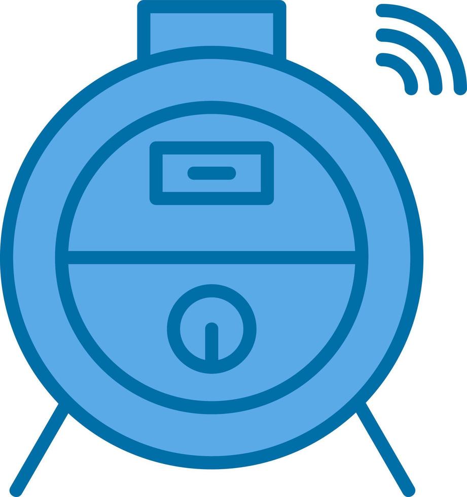 Robot Vacuum Vector Icon Design