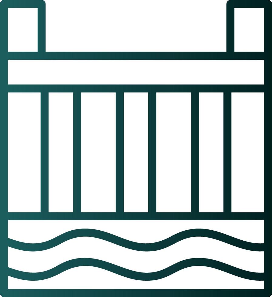Hydro Power Plant Vector Icon Design