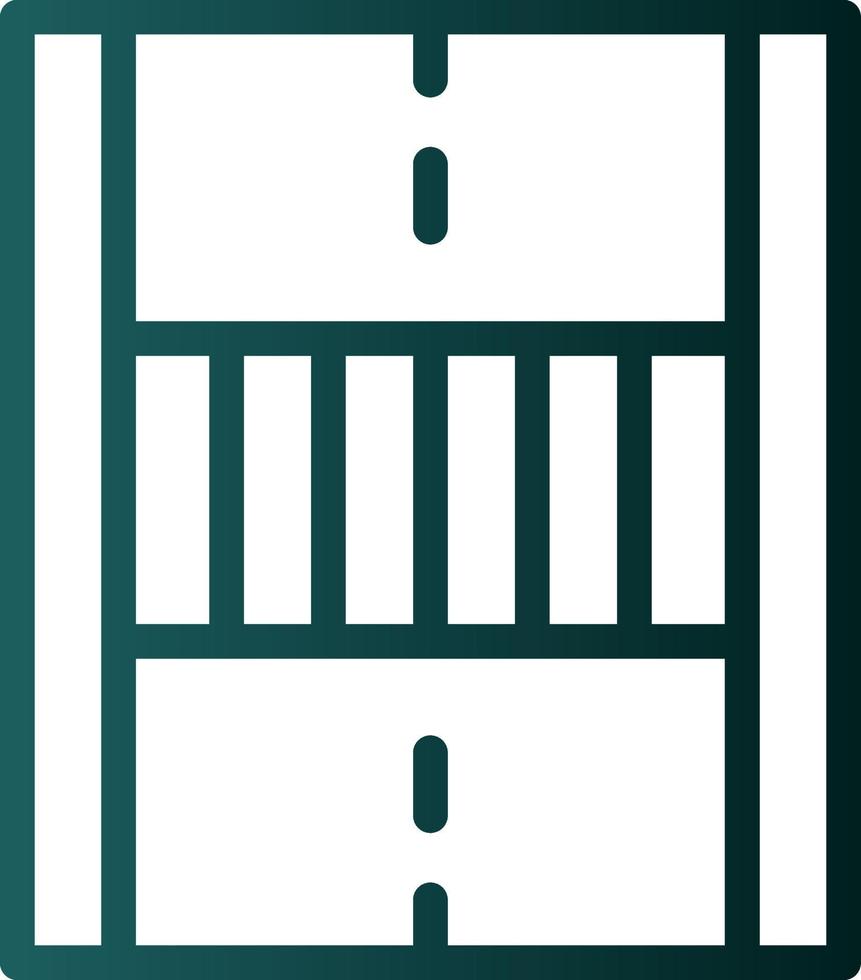 Pedestrian Crossing Vector Icon Design