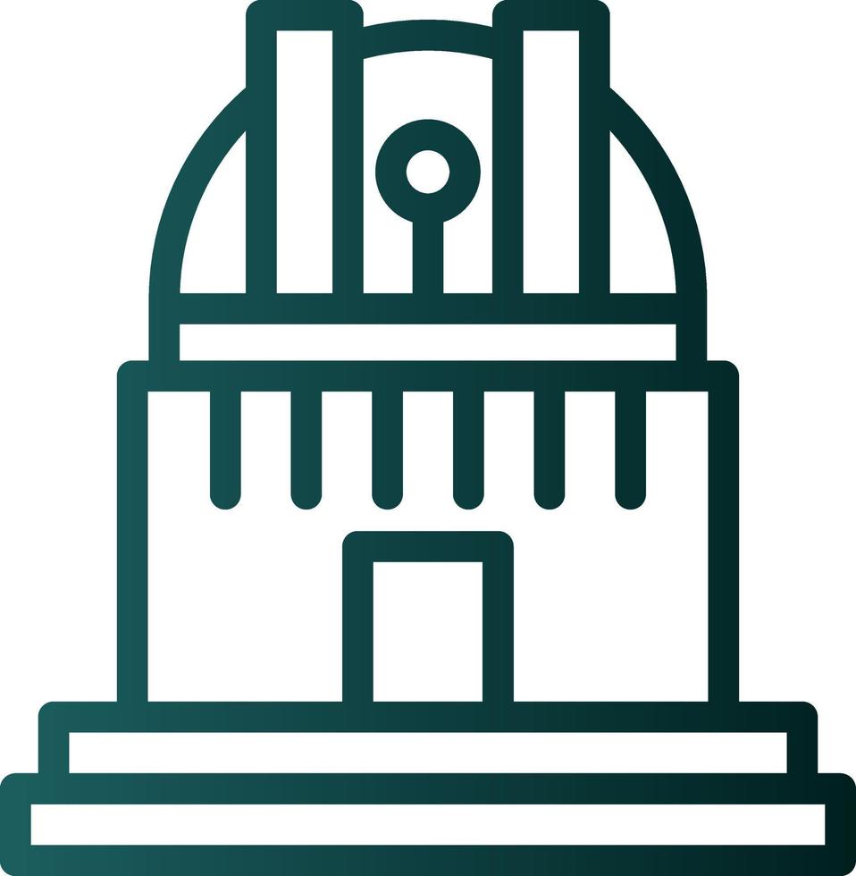 Observatory Vector Icon Design