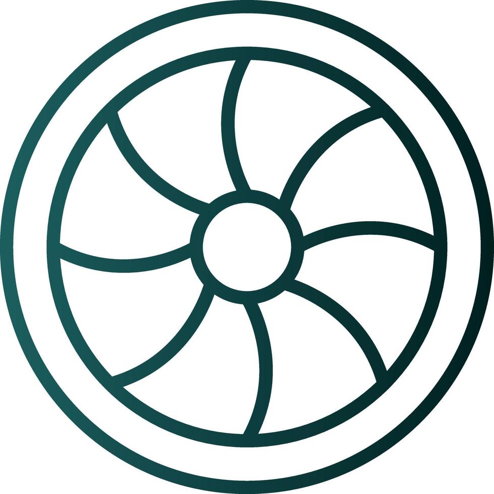 Turgo Turnbine Vector Icon Design