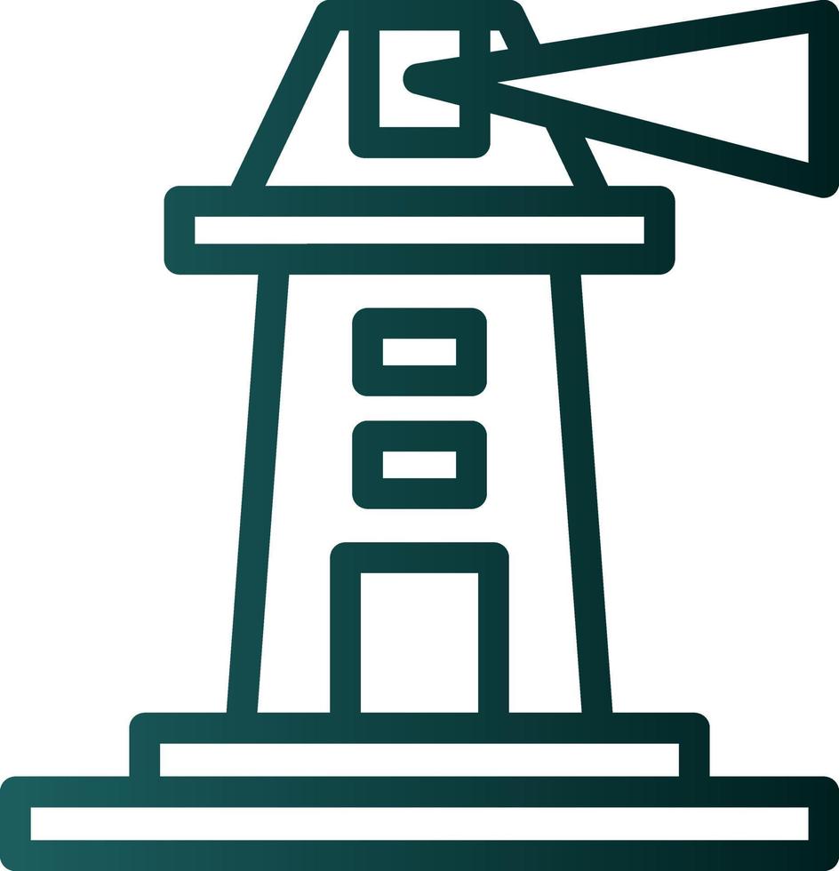 Lighthouse Vector Icon Design