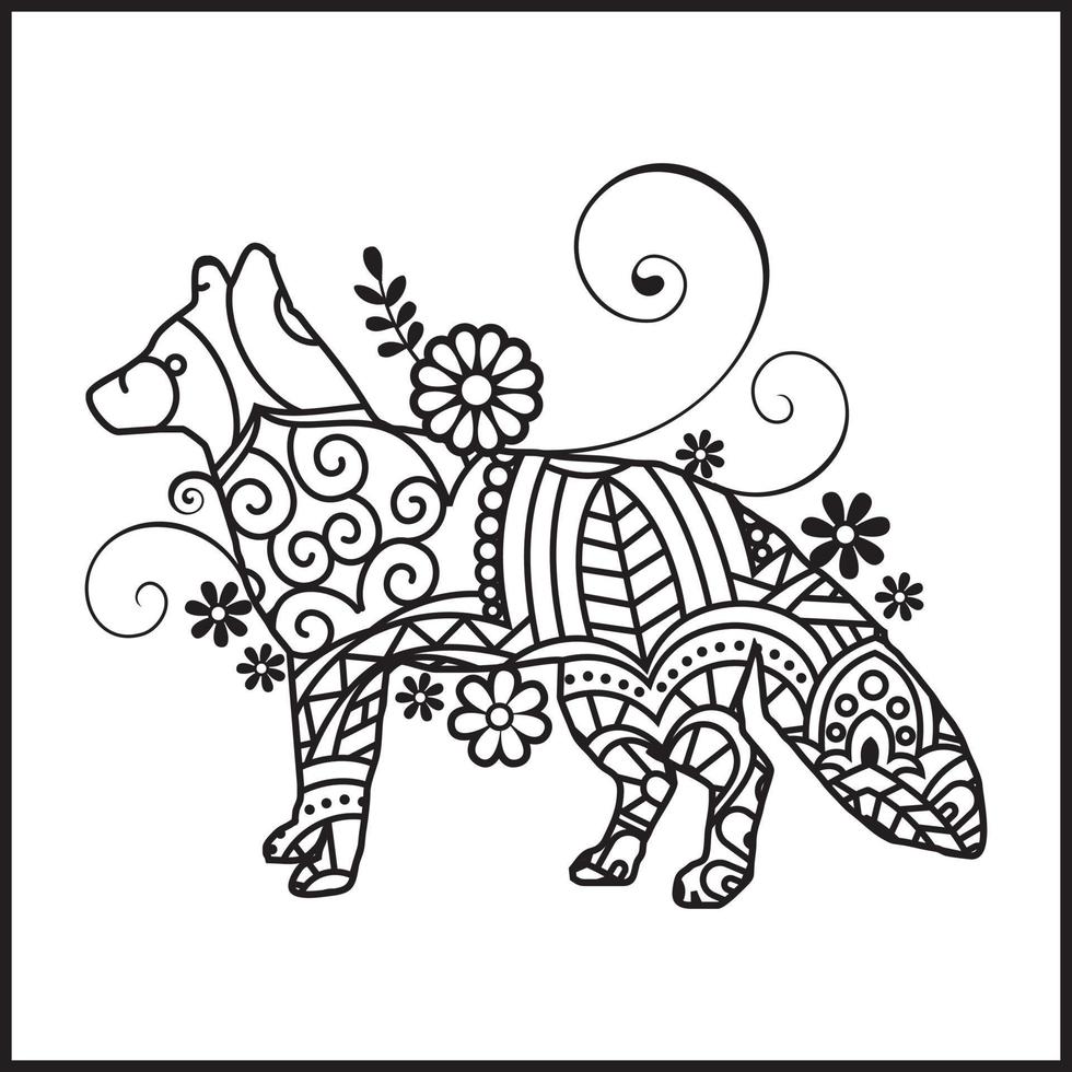 Vector illustration decorative Animal on white background