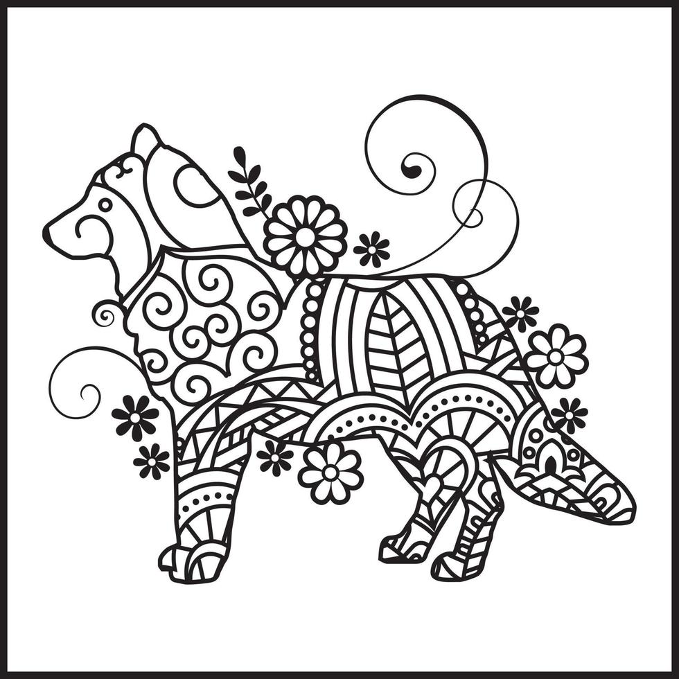 Vector illustration decorative Animal on white background