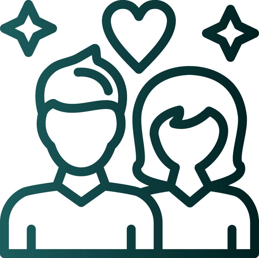 Couple Vector Icon Design