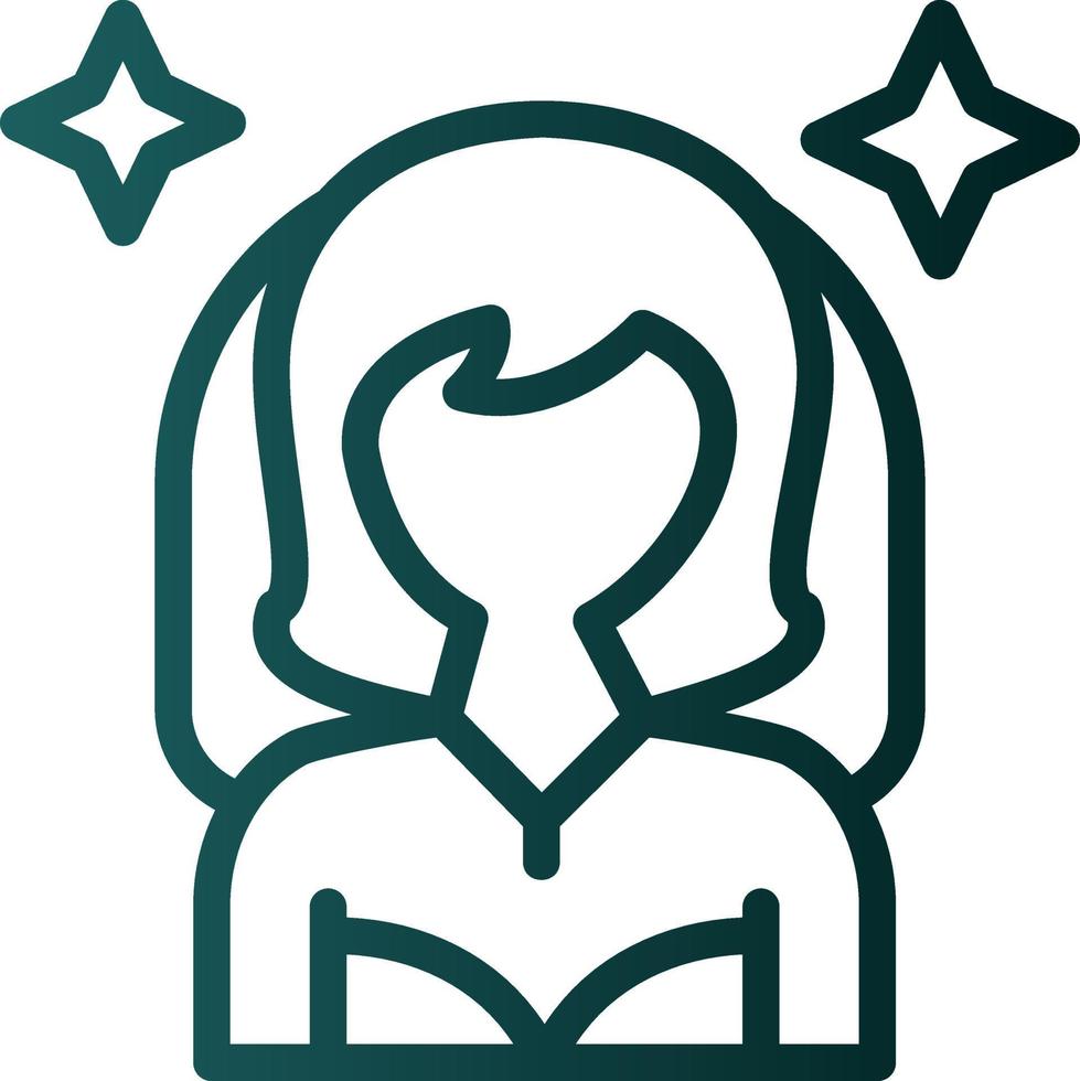 Bride Vector Icon Design