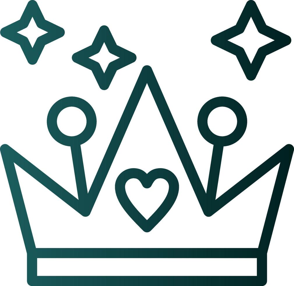 Crown Vector Icon Design