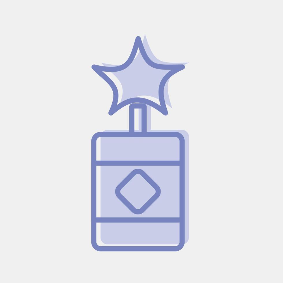 petardos de icono. elementos de celebración del año nuevo chino. iconos en estilo de dos tonos. bueno para impresiones, carteles, logotipos, decoración de fiestas, tarjetas de felicitación, etc. vector