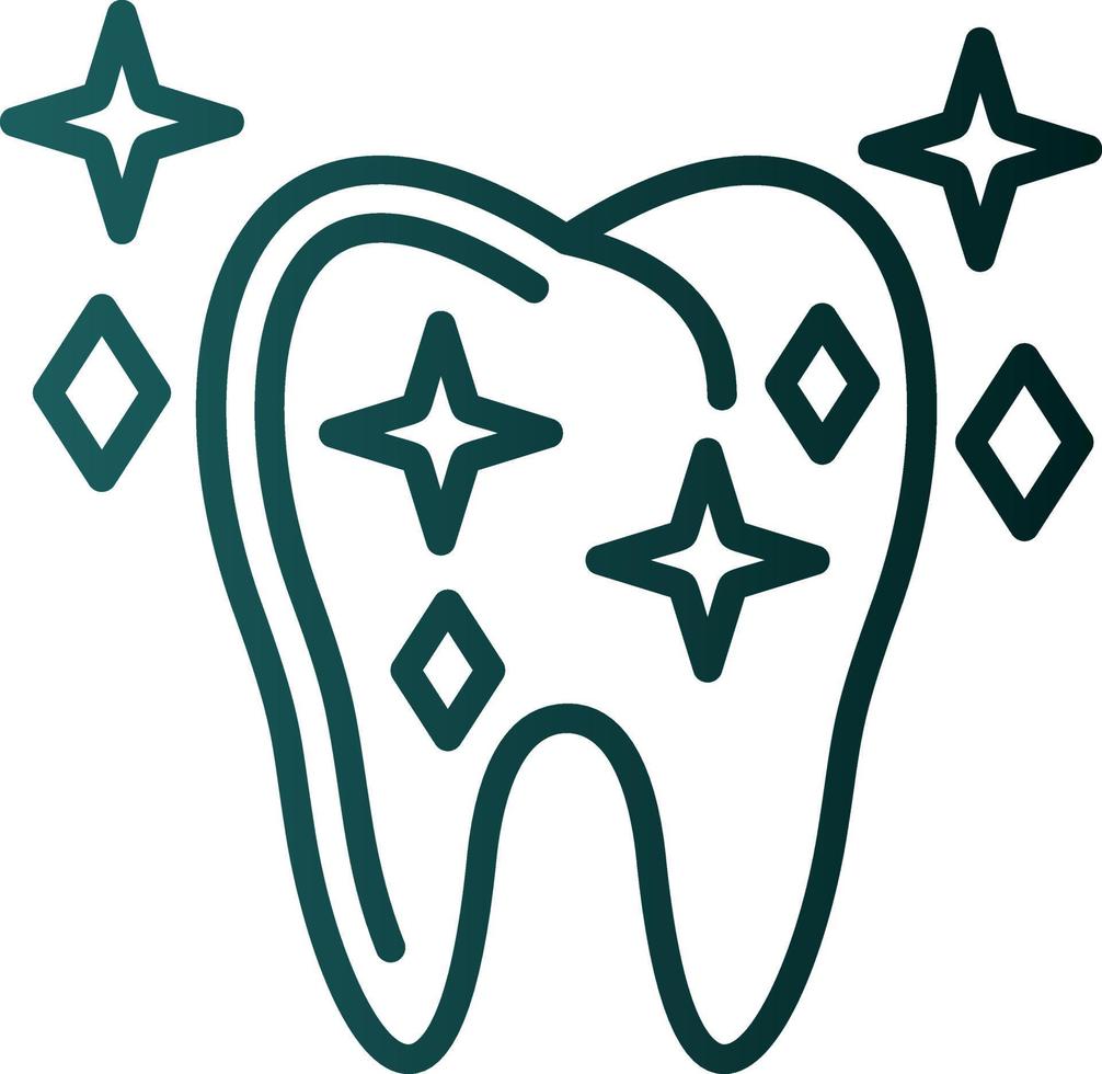 Tooth whitening Vector Icon Design