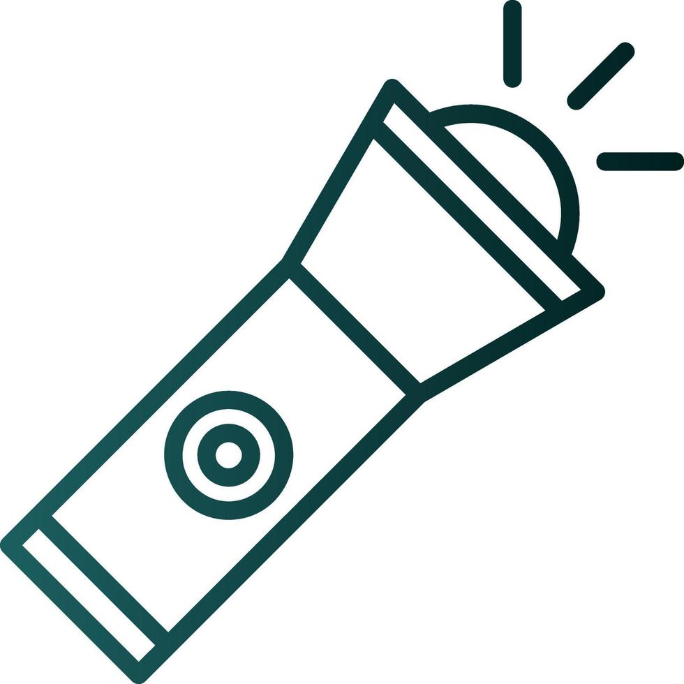 Flashlight Vector Icon Design