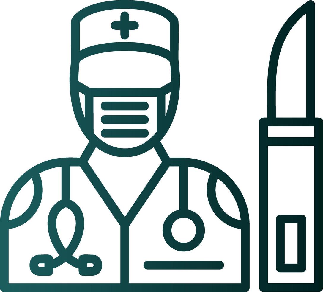 Surgeon Vector Icon Design