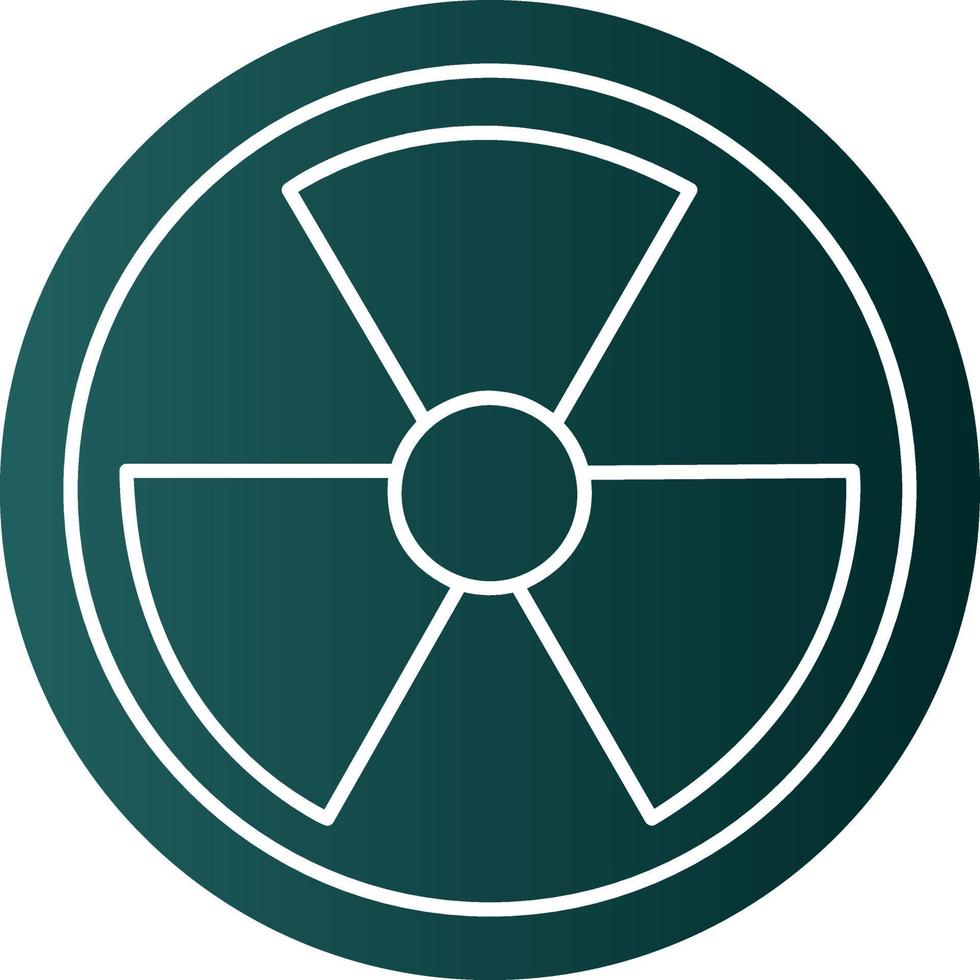 Nuclear Energy Vector Icon Design