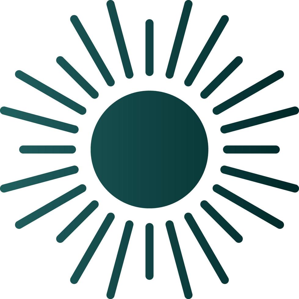 Radiant Energy Vector Icon Design