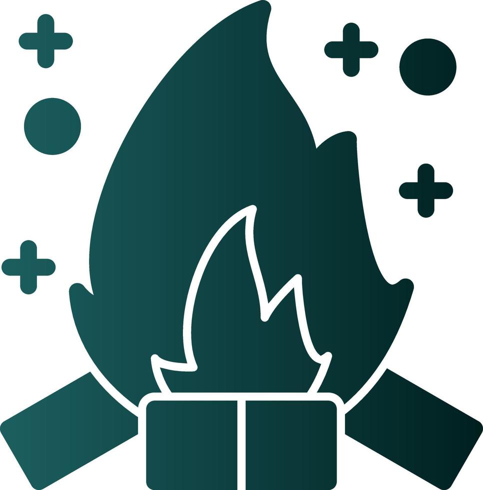 Bonfire Vector Icon Design