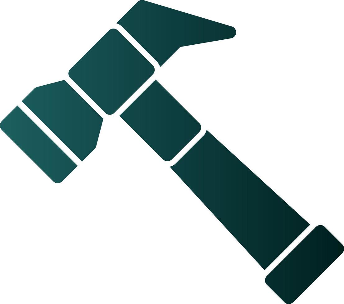 Hammer Vector Icon Design