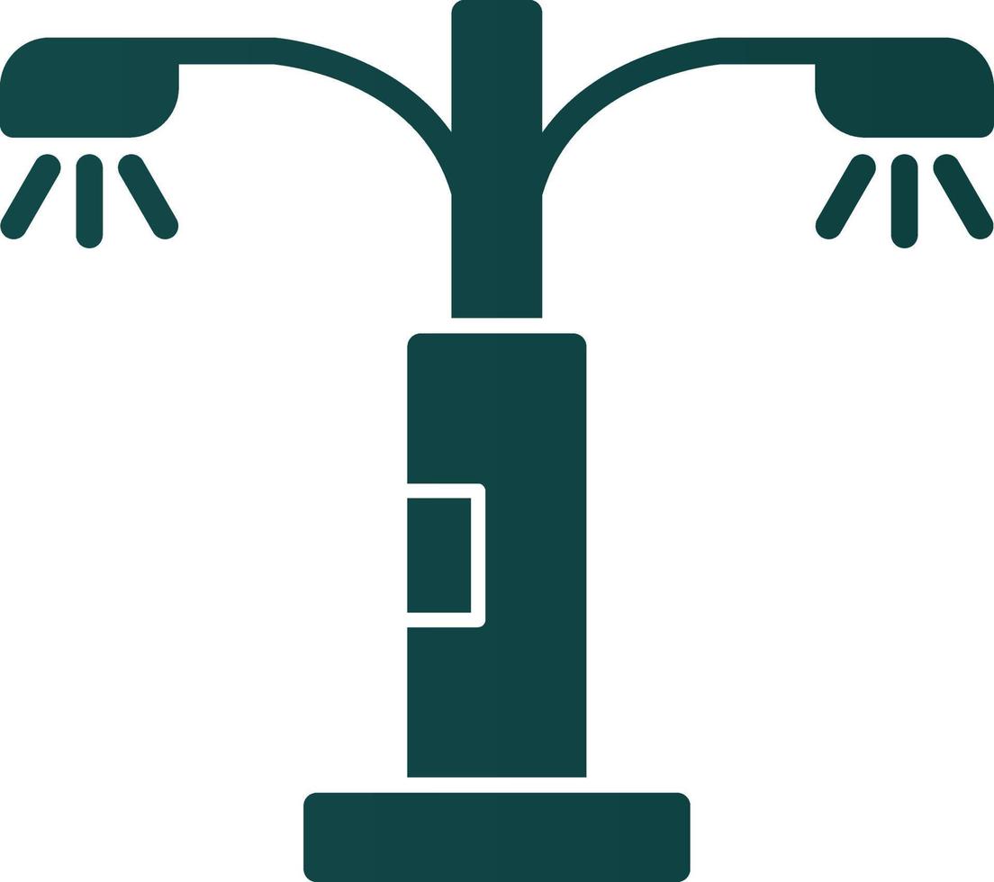 Streetlight Vector Icon Design