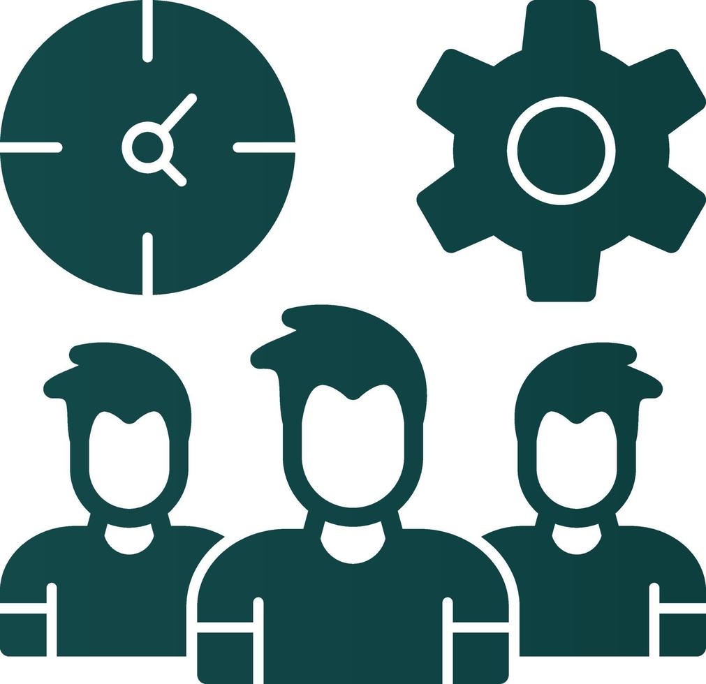 Teamwork Vector Icon Design