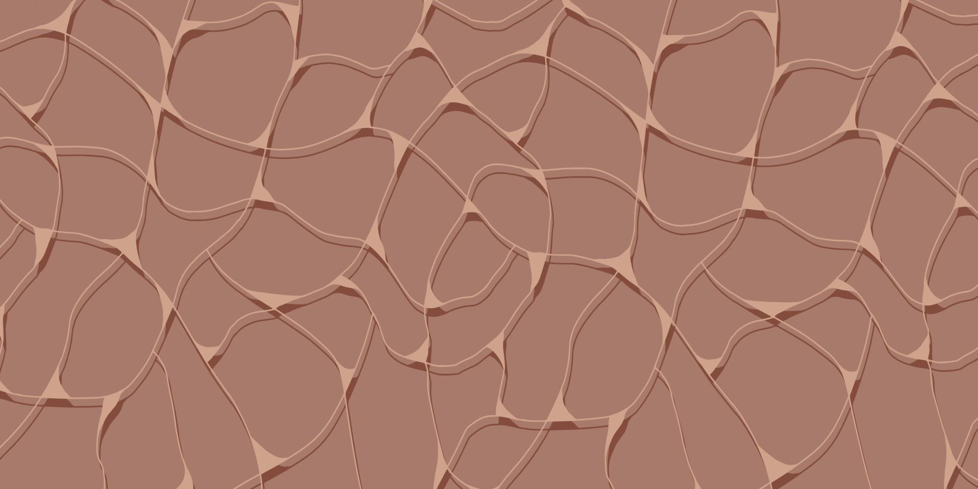 fondo rosa abstracto con patrón de cuadrícula. patrón geométrico con efecto de distorsión visual. superficie de rejilla 3d. una ilusión óptica. arte abstracto vector