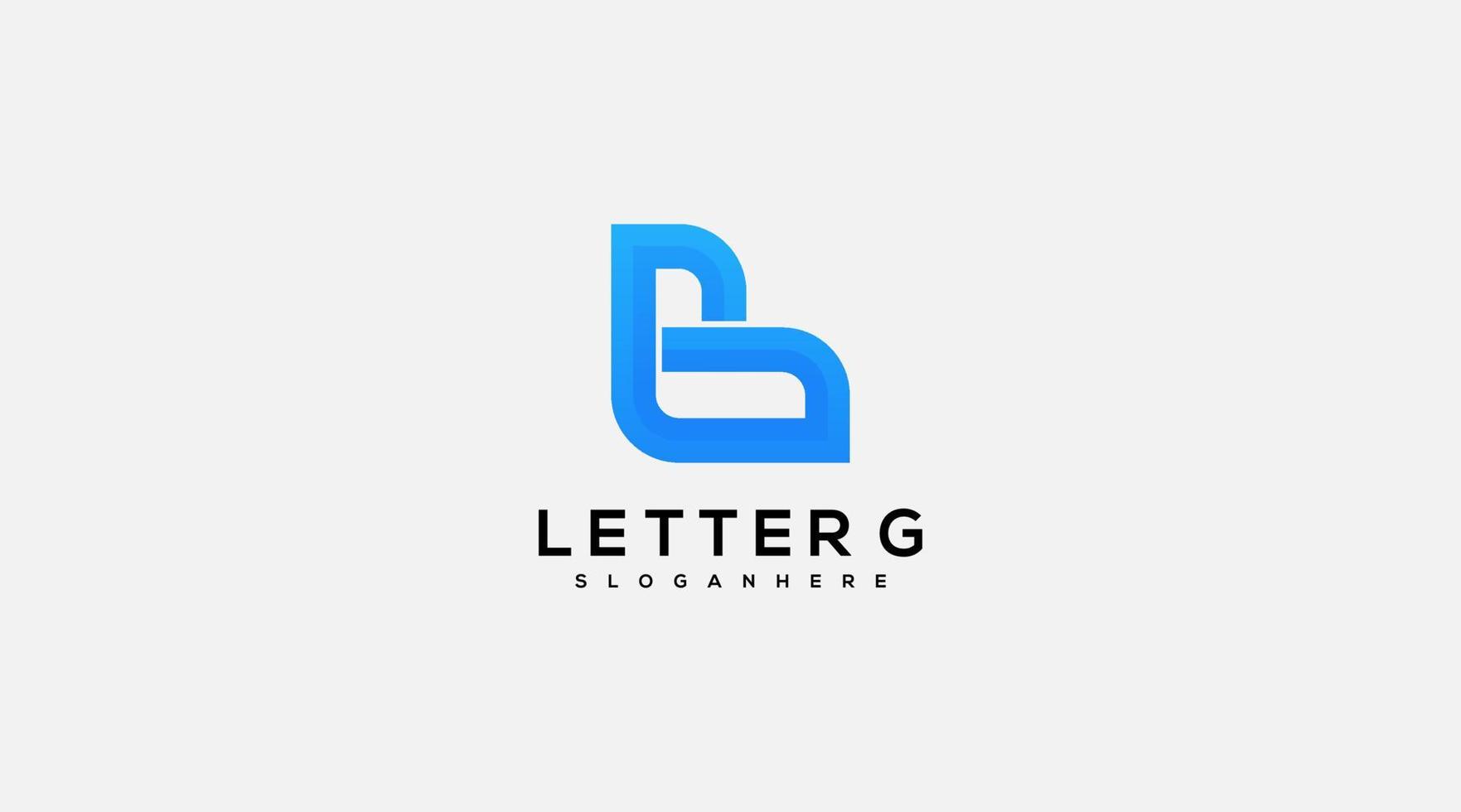 Letter G logo vector design illustration icon