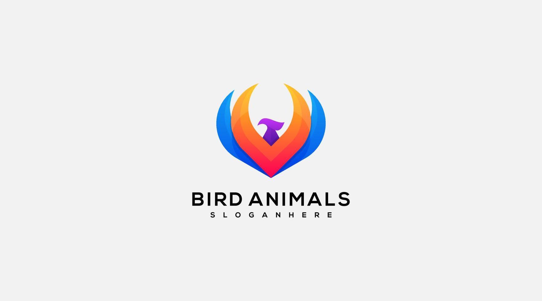aves anomalías vector logo plantilla diseño símbolo