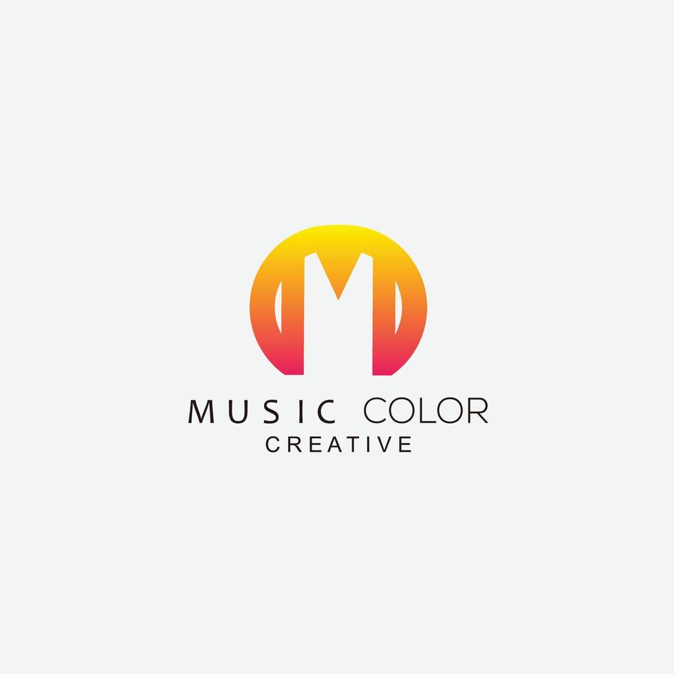 música color icono diseño símbolo colorido vector