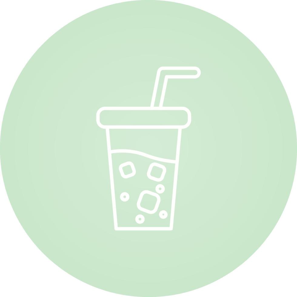 Soft Drink Line Vector Icon